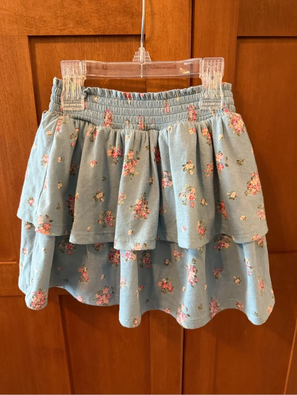 The Children’s Place blue floral tiered skort | Girls 5T